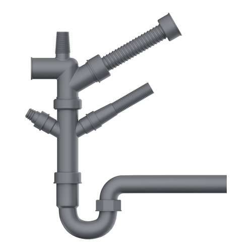 Сливная трубка для измельчителя Omoikiri NA-01 4956655