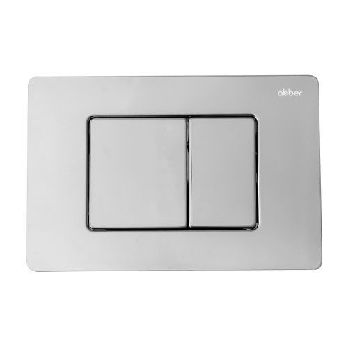 Клавиша смыва механическая Abber AC0120 цвет хром глянцевый