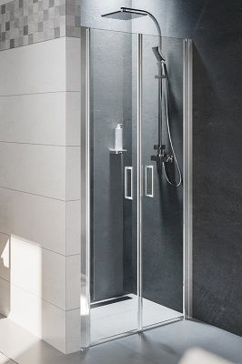 Душевая дверь Riho NOVIK G003005120 100х200 стекло прозрачное профиль хром глянцевый