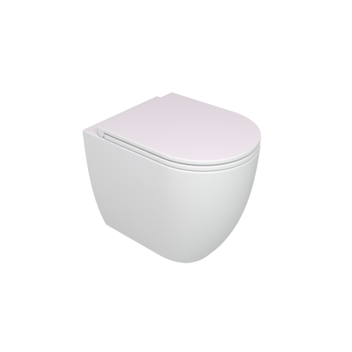 Чаша унитаза приставная GSG Ceramic Design Like LKWC01000P цвет белый без сиденья безободковая каскадный смыв