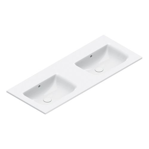 Раковина керамическая Catalano Italy 125 см 721270001 подвесная цвет белый без отверстий под смеситель