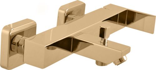 Смеситель для ванны и душа LOIRA LR554.5Z настенный золото
