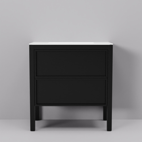 Тумба с раковиной Art Decco Elisa (Элиса) AES08F78S200 80x45x85 напольная цвет черный дуб