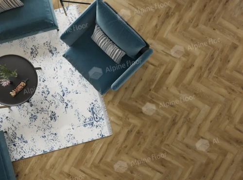 Ламинат Alpine Floor Ville 63262 Дуб Каррито толщина 0.8 см 33 класс 643х131