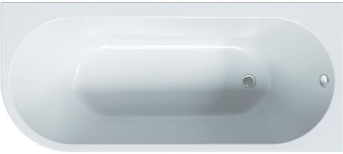 Ванна акриловая 1MarKa ALISA 01али1775п 170х75 пристенная асимметричная без каркаса