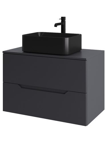 Тумба с раковиной Orange Line Li-80TugMDF+B02-460MB 81х46х68