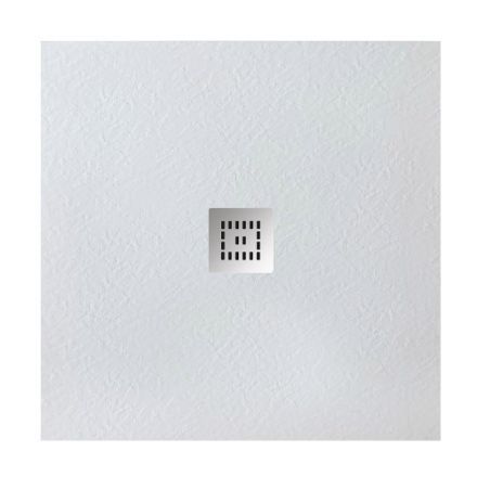 Душевой поддон BelBagno UNO TRAY-MR-UNO-A-90-35-W-CR 90х90 искусственный мрамор белый