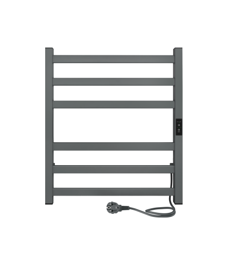 Полотенцесушитель Indigo Oktava Slim 3 LСLOKS3E60-50MGRt 53х60 электрический серый