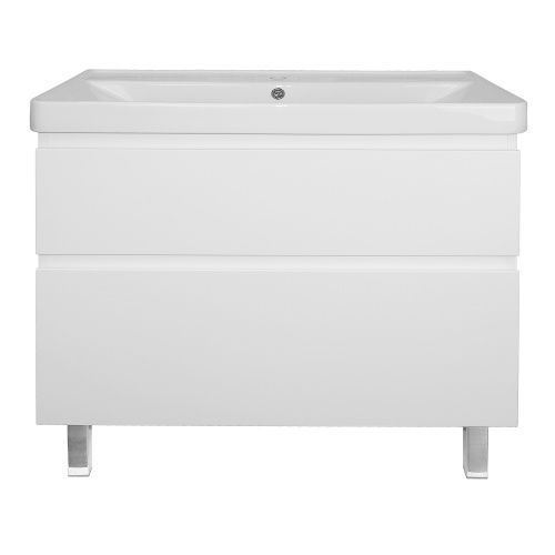 Тумба с раковиной Azario Мила CS00089953 91х47х86 напольная цвет белый