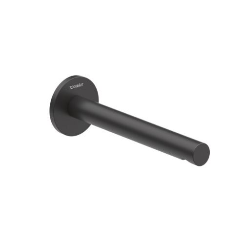 Излив Duravit GBOX CE5240010C46 настенный черный матовый