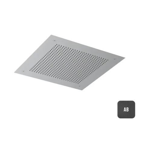 Верхний душ Almar Velvet E044279.AB черный металл брашированный