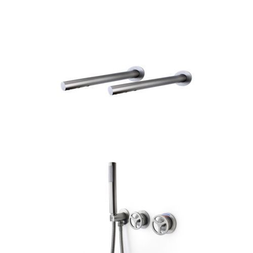 Душевая система Bronze de Luxe 5011GG-F встраиваемая в стену цвет графит