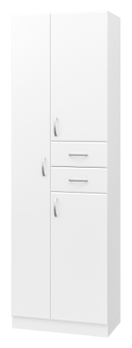 Шкаф-пенал Misty Пеналы Э-05060-01Бк 60х34х190 напольный цвет белый