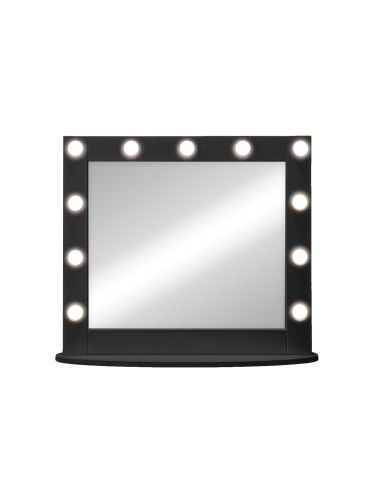 Зеркало в ванную Континент ЗГП43 80х70 цвет черный