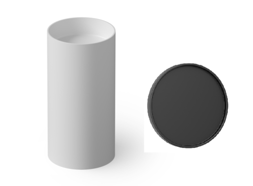 Раковина из искусственного камня Dea Design Pedestal Basin DD2012 450 16 45х45 напольная цвет черный матовый без отверстий под смеситель