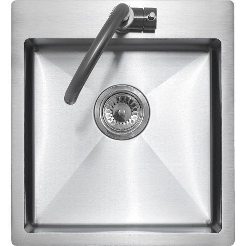 Кухонная мойка Melana ProfLine MLN-R44485H 44х49 цвет сатин поверхность матовая