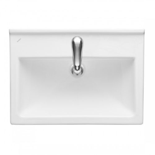 Раковина из сантехнического фарфора Santeri Визит 131153S0011B0 40х55 подвесная цвет белый