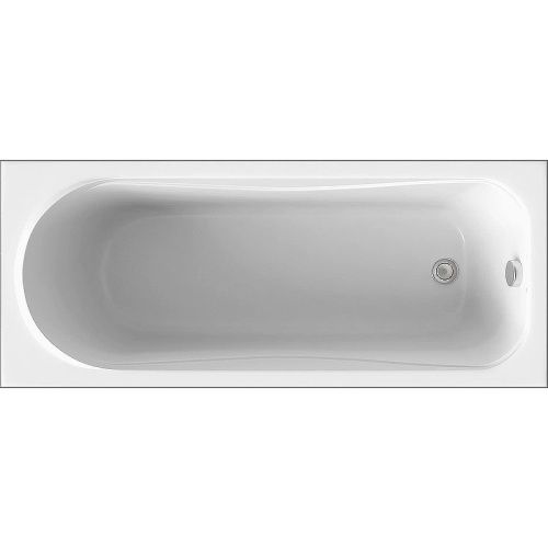 Ванна акриловая Bas Атланта В 00003 170х70 пристенная прямоугольная с каркасом