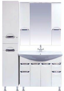 Тумба под раковину Misty Орхидея П-Орх01105-0112Я 101х34х70 напольная - фото 2