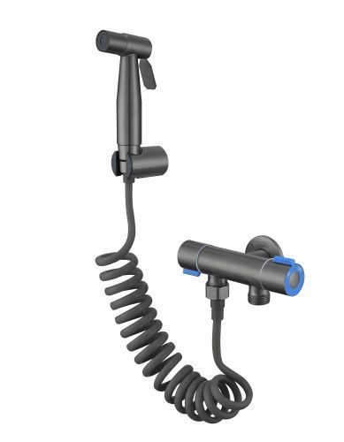 Гигиенический душ со смесителем Fmark FS-FXQ01Q графит