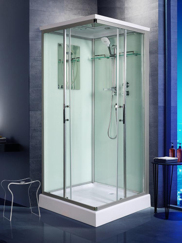 Душевая кабина WeltWasser WW500 LAINE 902 (10000003262) 90х90 с крышей ориентация универсальная