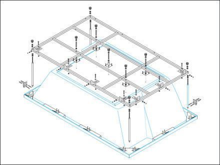 Каркас для ванны Cezares PLANE_DUO PLANE_DUO-MF
