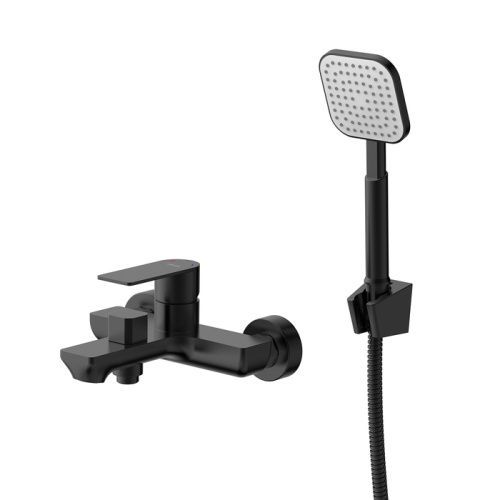 Смеситель для ванны Milardo Maze MAZBL00M02 настенный черный матовый