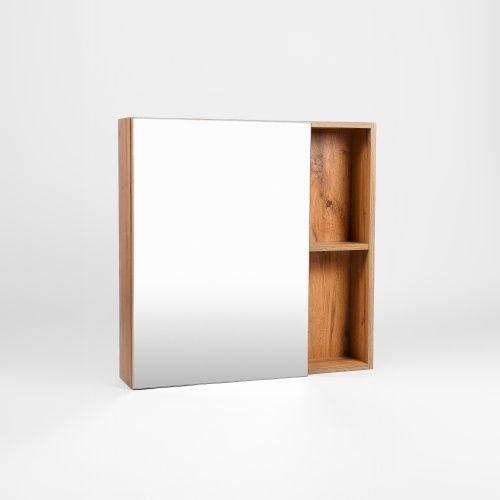 Зеркало-шкаф Viant Бостон VBOS70-ZSH 70х16х70 подвесной цвет белый