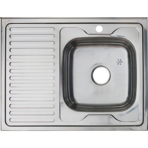 Кухонная мойка Melana 007 t R (*10) 80х60 цвет хром поверхность глянцевая