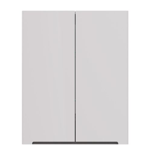 Шкаф LeMark Buno LM04B60SH 60х25х75 подвесной цвет белый/серый