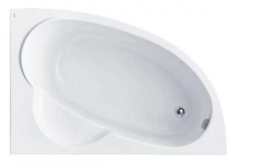 Ванна акриловая Santek Шри-ланка 1WH302395 150х100 пристенная асимметричная без каркаса