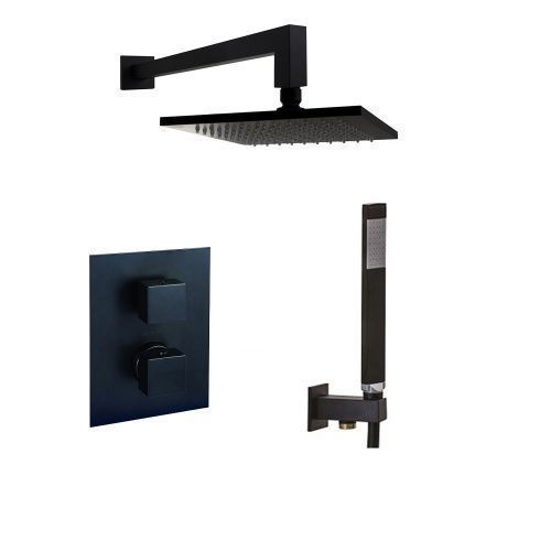 Душевая система Paffoni Elle KITLEQ518NO/M встраиваемая в стену с термостатом