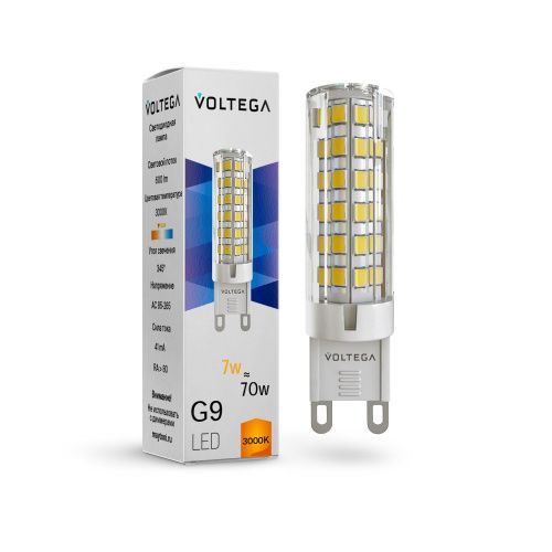 Лампа светодиодная Voltega Capsule G9 7187