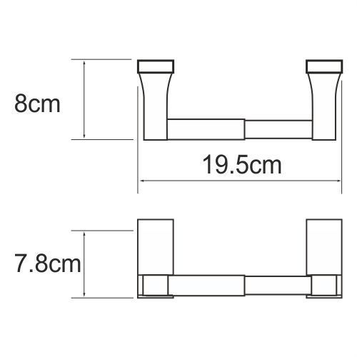 Бумагодержатель WasserKRAFT 6022 - фото 4