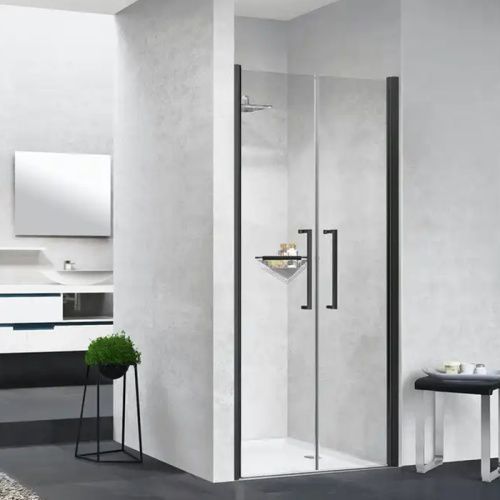 Душевая дверь Novellini Young Y22B87-1H 87х200 стекло прозрачное профиль черный