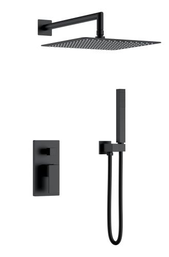 Душевая система Boheme Qubic 474-3-B встраиваемая цвет черный
