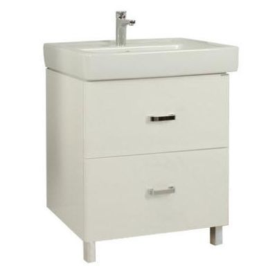 Тумба под раковину Aquaton Америна 1A169401AM010 76х44х69 подвесная цвет белый