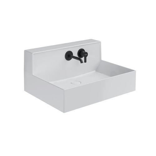 Раковина керамическая Kerama Marazzi TECNOLOGICA M LO.M.wb.65 66х50 подвесная цвет белый 2 отверстия под смеситель