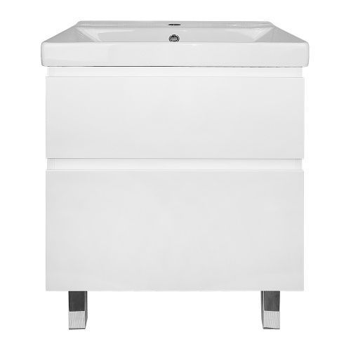 Тумба с раковиной Azario Мила CS00091364 60х48х86 напольная цвет белый матовый