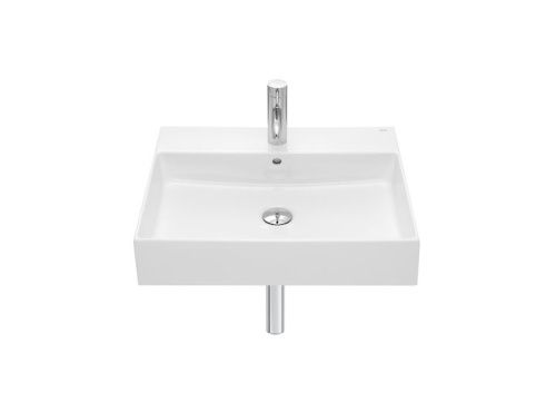 Раковина керамическая Roca INSPIRA SQUARE 7.3275.2.C00.0 58х49 подвесная цвет белый