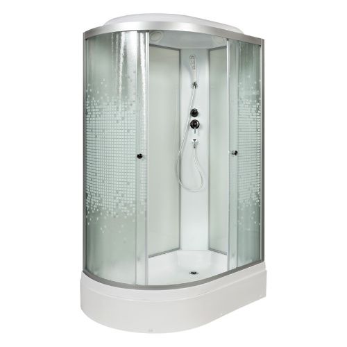 Душевая кабина AvaCan L720R 120х80 асимметричная с крышей ориентация правая