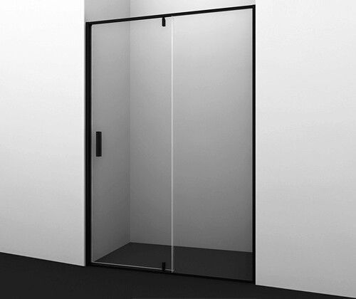 Душевая дверь Wasserkraft Elbe 74P 74P12 100х200 стекло прозрачное профиль черный