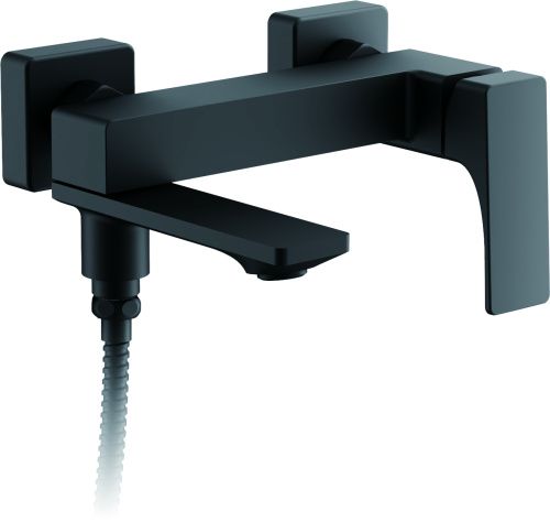 Смеситель для ванны и душа BELZ B60709-7 настенный черный