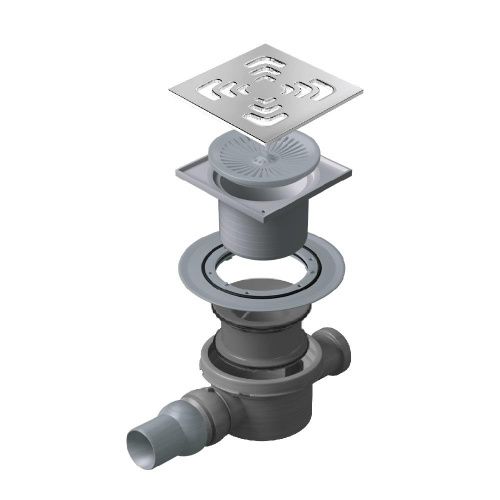 Душевой трап Pestan Square 13000006 напольный