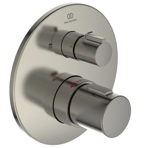 Смеситель для ванны Ideal Standard Ceratherm T100 A5814GN встраиваемый в стену хром с термостатом