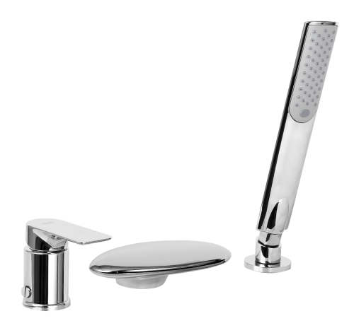 Смеситель Remer Infinity I07UF на борт ванны хром