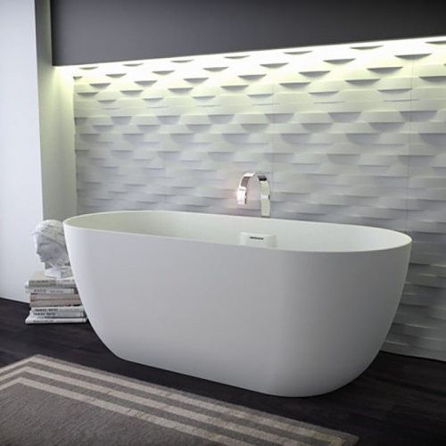 Ванна из искусственного камня Knief Lotus 0600-610-01 170х75 отдельностоящая овальная