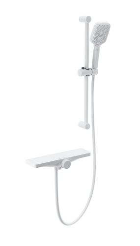 Смеситель для ванны Wonzon & Woghand WW-B2551-A-MW настенный белый с термостатом