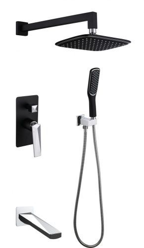 Душевая система Boheme Venturo 374-B-2 встраиваемая цвет черный