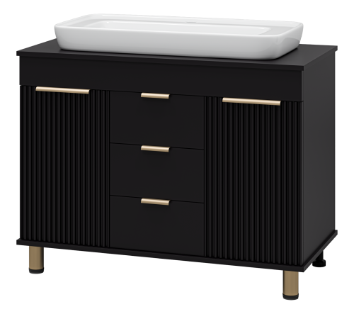 Тумба под раковину Brevita Enfida ENF-06100-0243Я 100х48х65 напольная